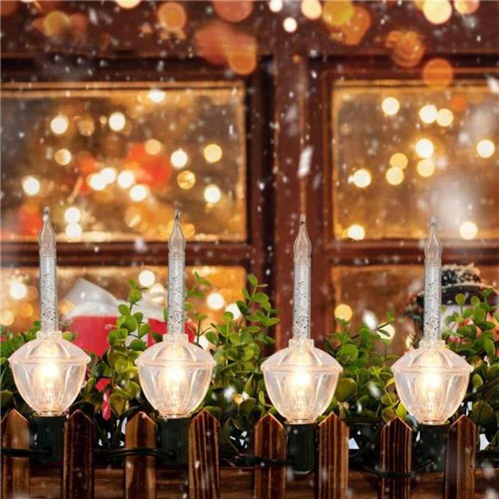 Christmas Bubble Lights 11 Ft Bubble String Lights with 7 Bubble Light Bulbs - Picture 5 of 8